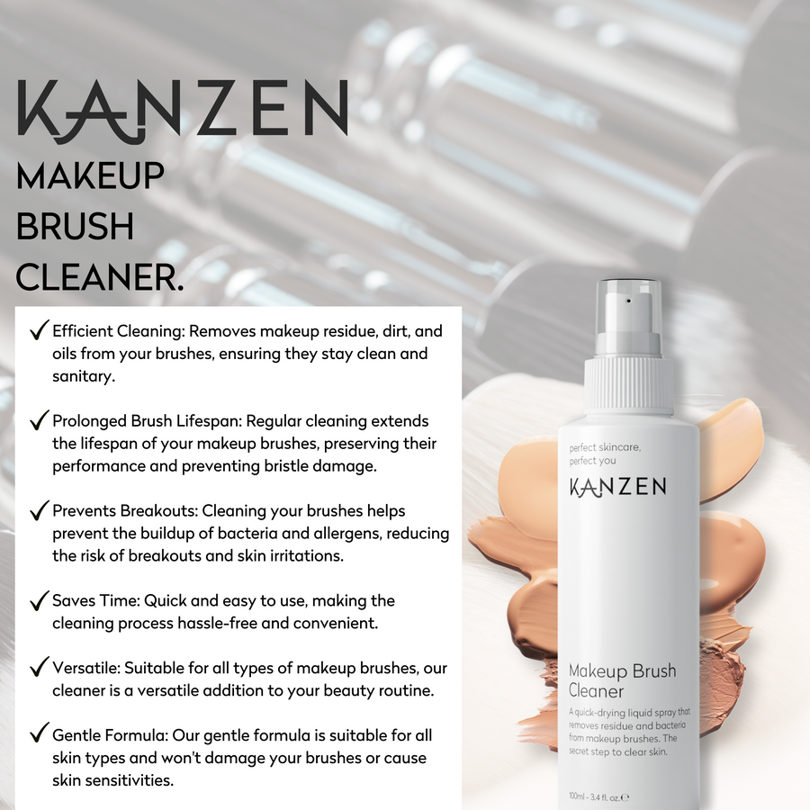 Kanzen Skincare: Makeup Brush Cleaner