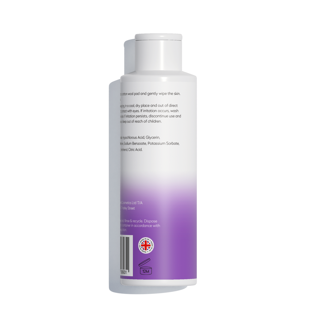 Kanzen Skincare Micellar Water with added Hypochlorous Acid