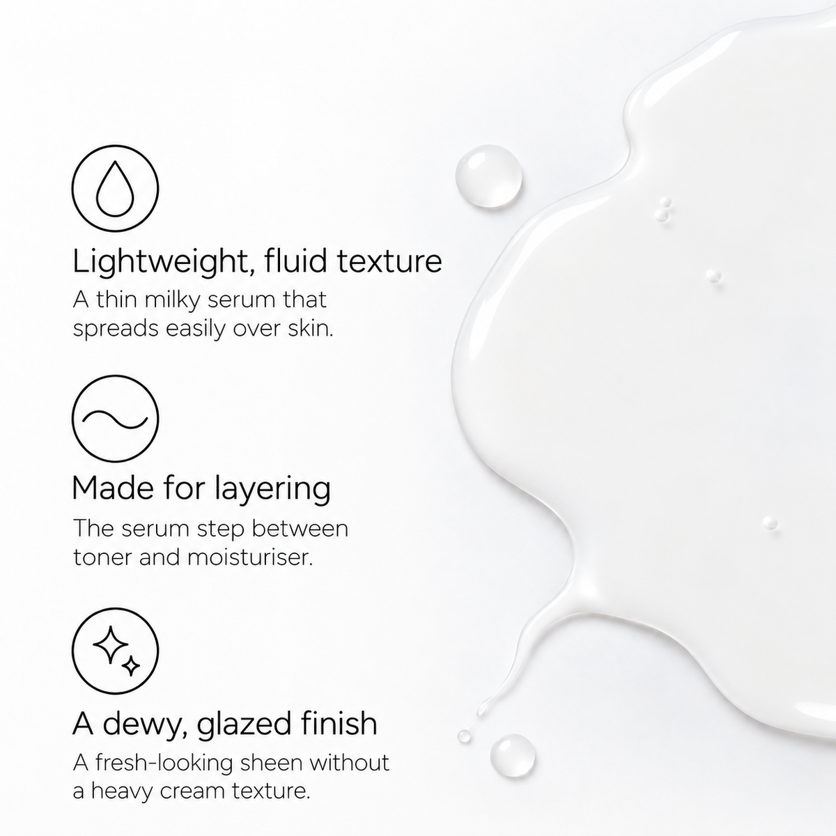 Kanzen Glazing Milk Serum 30ML